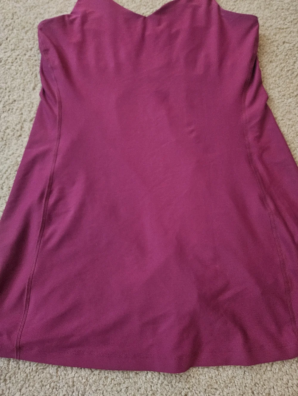 Old Navy Active Powersoft Women’s Magenta Athletic Dress with Shorts Large L - Picture 3 of 11